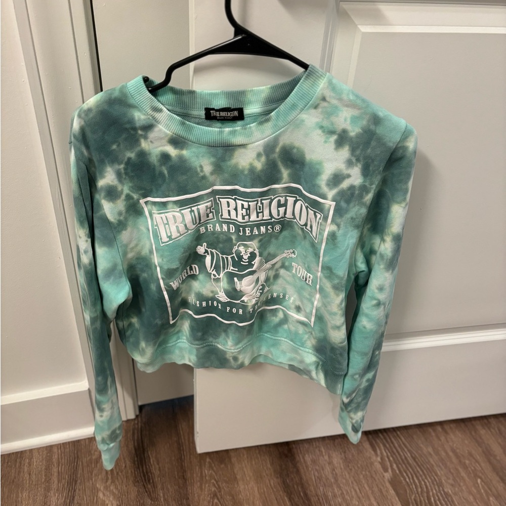 True religion cropped crew